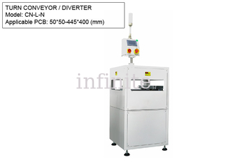 90 Degree 180 Degree PCB Turn Conveyor 50*50mm - 445*400mm For L-Size PCB