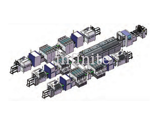 Inter-Connected SMT Assembly Line Multi-Line Into Dual-Track Reflow Oven Wiring Scheme