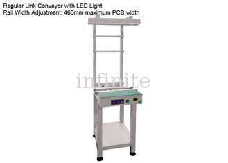 2m 2.5m Normal PCB Link Conveyor Adjustable With LED Light