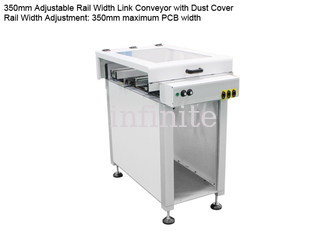 1.2m 1.5m Length SMT Conveyor 350mm SMT Placement Equipment With Dust Cover