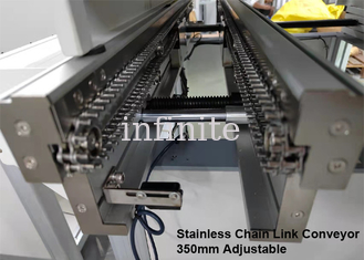 PCB SMT Handling Equipment Stainless Chain 350mm Max Width