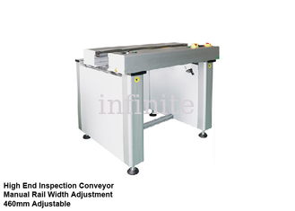 Max 100VA Visual Inspection Conveyor Modular Design With Manual Rail Width Adjustment