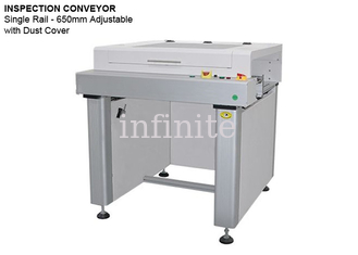 Single Track SMT Inspection Conveyor 650mm Width With Dust Cover