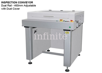100VA PCB Inspection Conveyor PLC Control Dual Rail High-End With Dust Cover