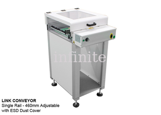 Single Rail SMD Production Line 900mm Height 1.5m 2m 2.5m With ESD Dust Cover