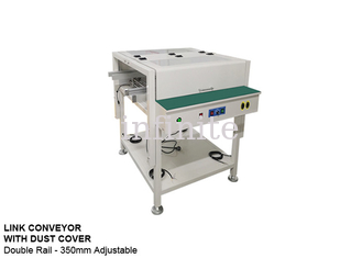 0.6m 0.8m PCB Link Conveyor Dual Rail 350mm Adjustable Width