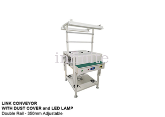 350mm Dual-Rail SMT Conveyor Cooling With Dust Cover And LED Light