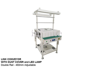 460mm SMT Conveyor PCB Handling Equipment 0.5m Length With LED Light