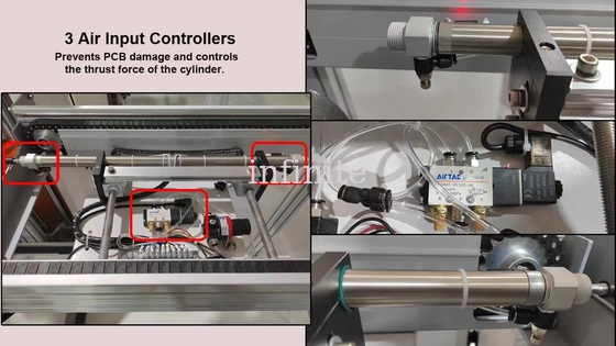 Multifunctional Vertical Type PCB Edge Belt Conveyor , FIFO SMT Manufacturing Line
