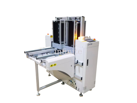 M Size Dual Rail SMT Line Loader , 50*80mm PCB Handling Equipment