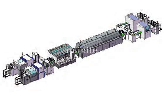High Speed SMT Assembly Line Dual-Track Wiring Scheme A
