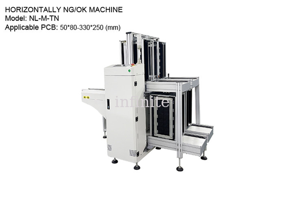 Horizontally NG/OK Machine , NG And OK Board Handling Equipment For M Size PCB