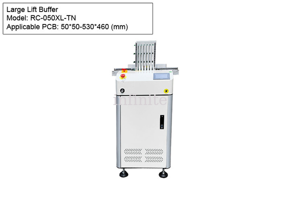 500mm Lift Buffer PCB Buffer Conveyor Single Rail 50*50 - 530*460mm