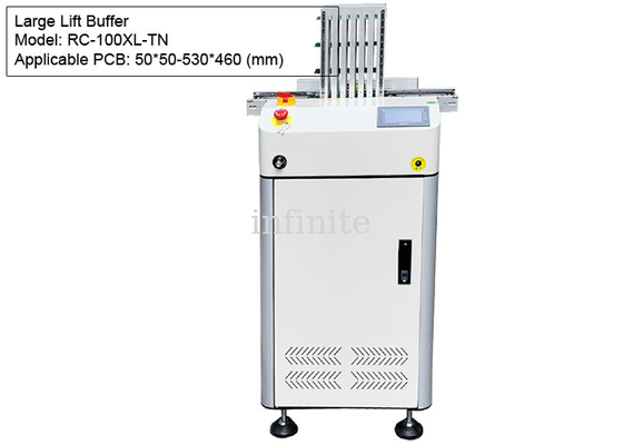 1000mm Lift Buffer Conveyor Single Rail For XL Size PCB 50*50 - 530*460mm