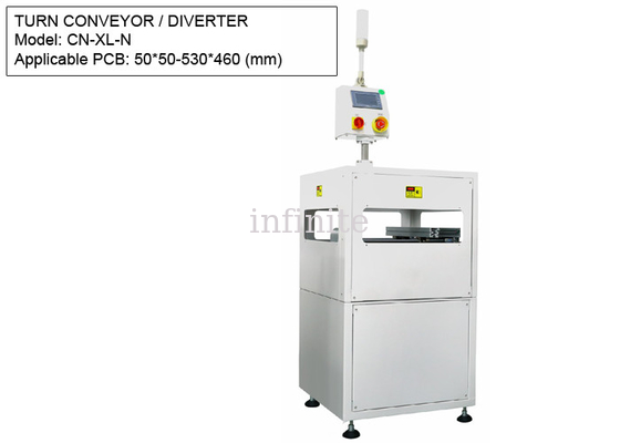 90 Degree PCB Turn Conveyor XL Size PCB 50*50mm - 530*460mm