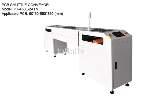 Round Belt PCB Shuttle Conveyor For 50*50mm - 550*350mm PCB