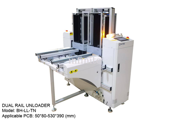 900mm Height Board Handling Equipment 530*390mm , SMT Dual Rail Unloader
