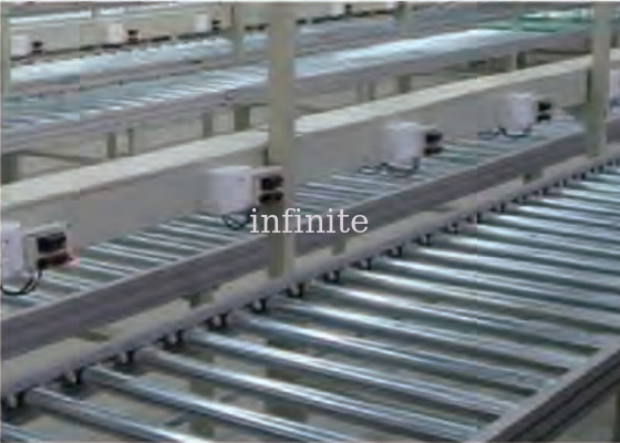 380V 50HZ Assembly Line Conveyor , Single-Phase Roller Conveyor Line