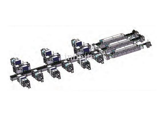 Multi-Wire SMT Assembly Line Three Reflows Mesh Belt Reflow Oven Wiring Scheme