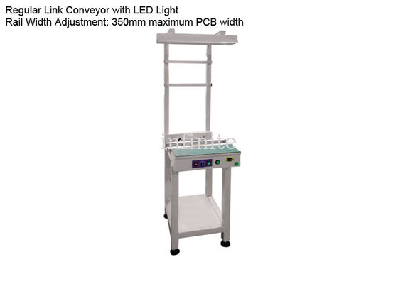 350mm Normal PCB Inspection Conveyor , 1m 0.8m Board Handling Systems