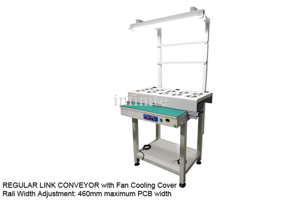 Fan Cooling SMT Conveyor Modular Design 460mm Adjustable Rail Width