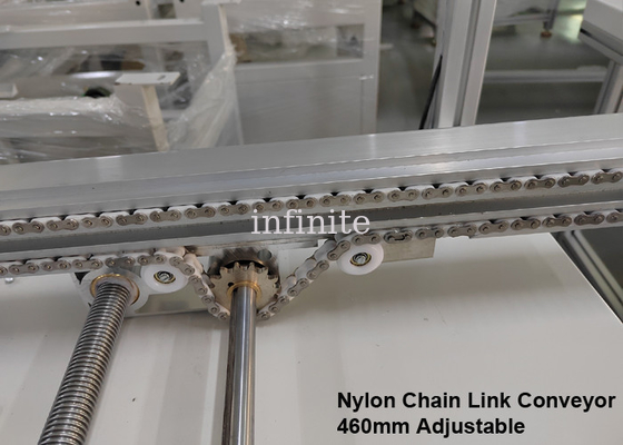 Adjustable Nylon Chain Link Conveyor 1m 2m Length 460mm PCB