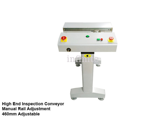 SMEMA Inspection Belt Conveyor 0.6m High-End With Manual Rail Width Adjustment
