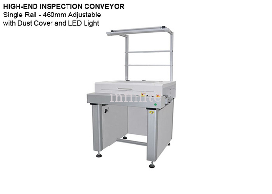 Single Rail 460mm PCB Conveyor System CE For Industrial Use