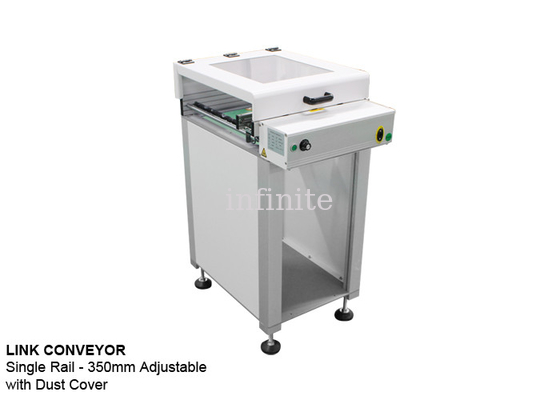 110/220V SMT Link Conveyor Max 100VA PCB Handling Conveyor With Dust Cover