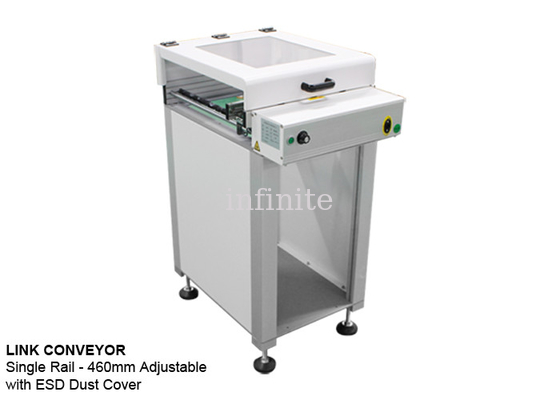Single Rail SMD Production Line 900mm Height 1.5m 2m 2.5m With ESD Dust Cover