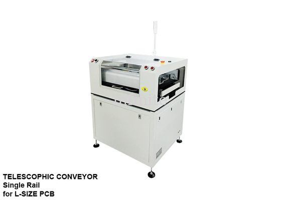 Closed Design Slide Gate Conveyor L Size PCB , Retractable PCB Handling Equipment
