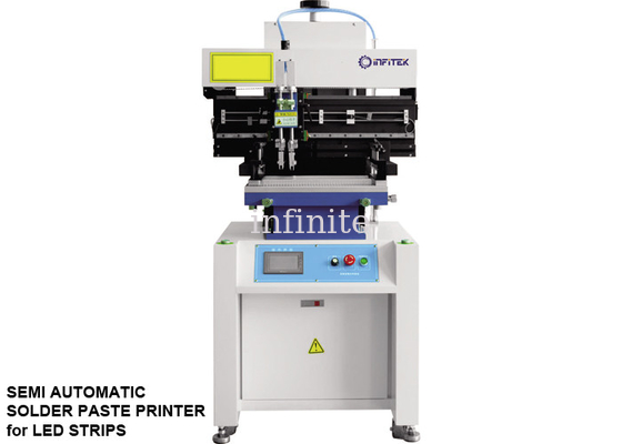 Semi Automatic Solder Paste Printer Machine PLC For LED Strip